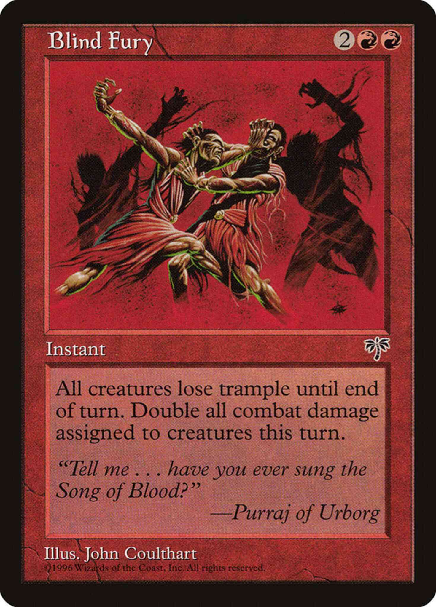 Blind Fury [158] [Mirage] [Non-Foil]