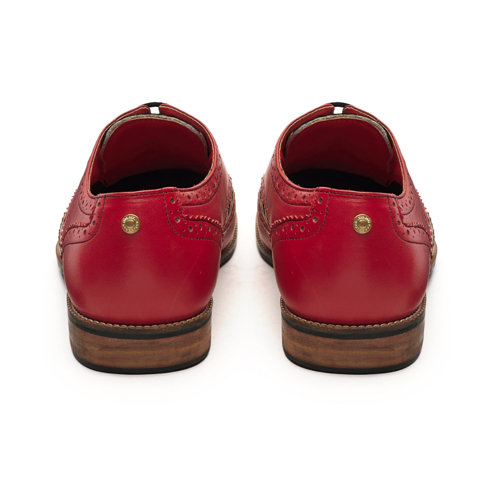 Zebra Brogue_ for Men – Crimson (discontinued)