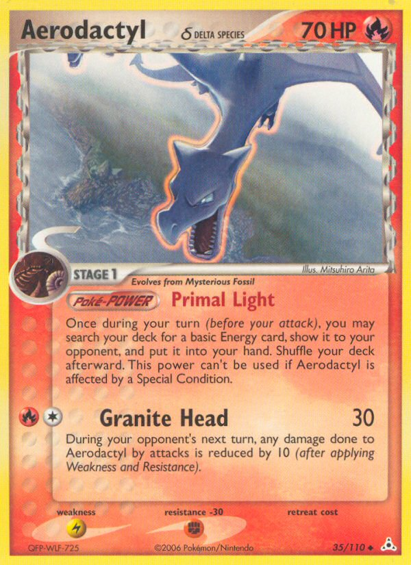 Aerodactyl δ - 35/110 - Uncommon