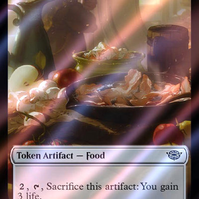Ballistic Boulder Token (21) // Food Token (23) [The Lord of the Rings: Tales of Middle-earth: Tokens] [Surge Foil]