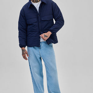 Navy Double Pocket Jacket