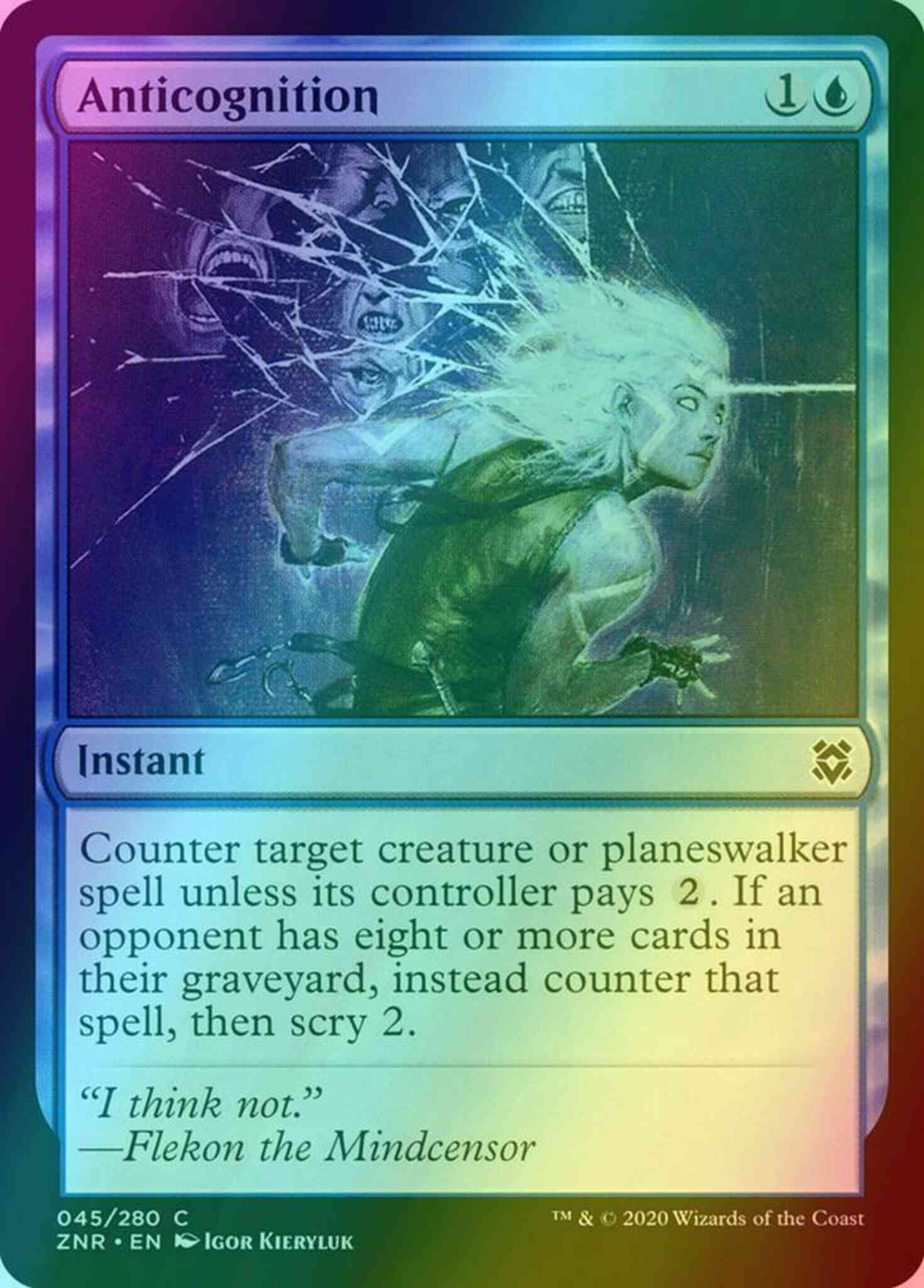 Anticognition [45] [Zendikar Rising] [Foil]