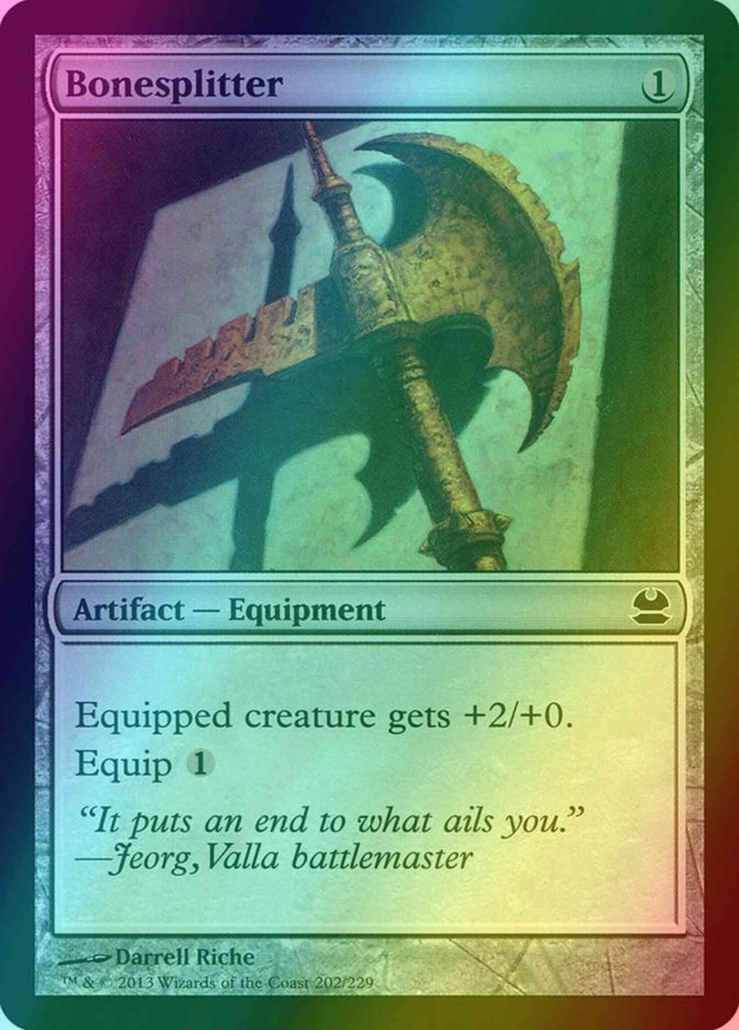 Bonesplitter [202] [Modern Masters] [Foil]