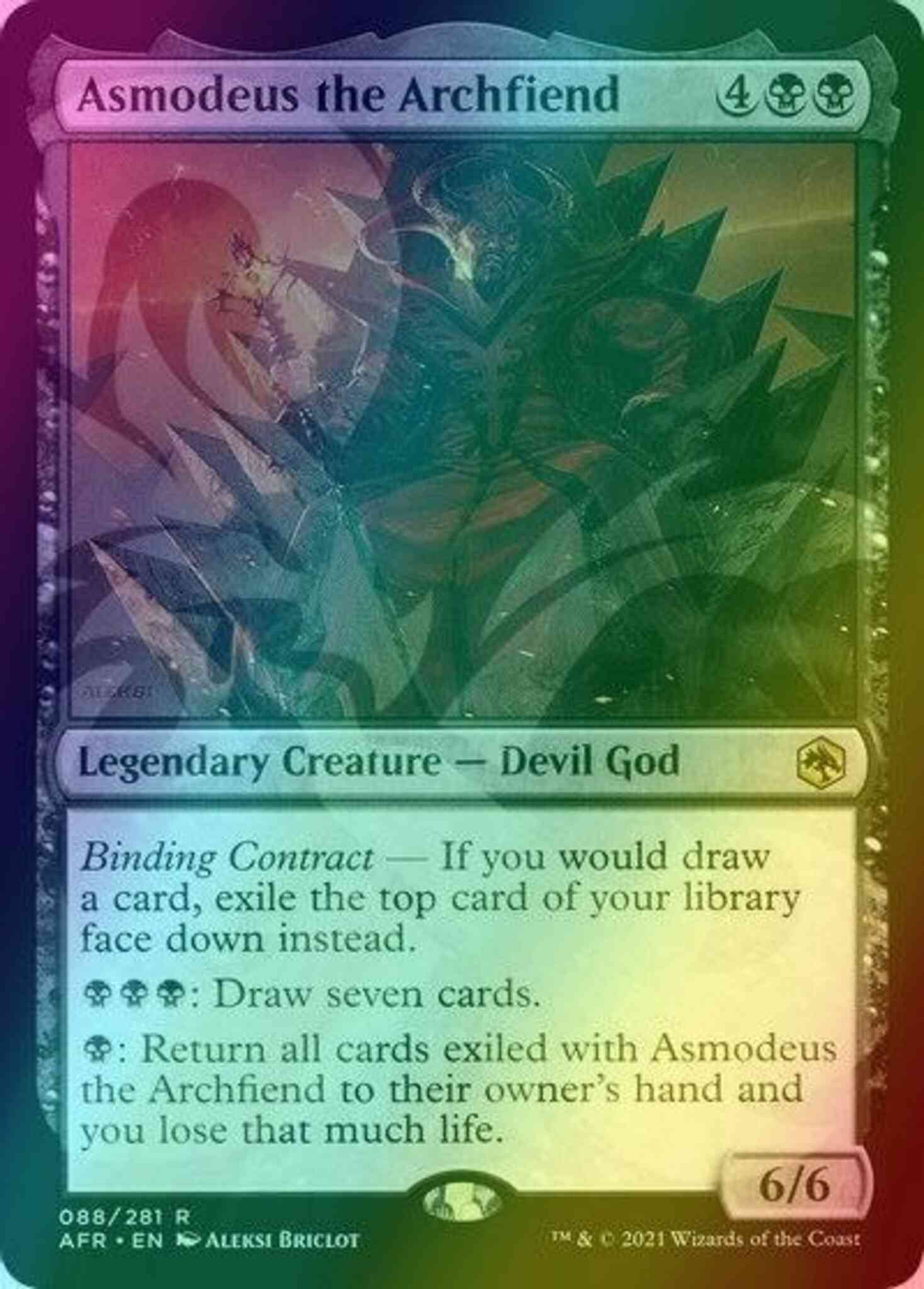 Asmodeus the Archfiend [88x] [Ampersand] [Adventures in the Forgotten Realms Promos] [Foil]