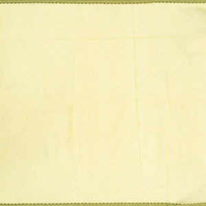 Lemon Yellow Handloom Bengal Cotton Saree With Floral Buttas