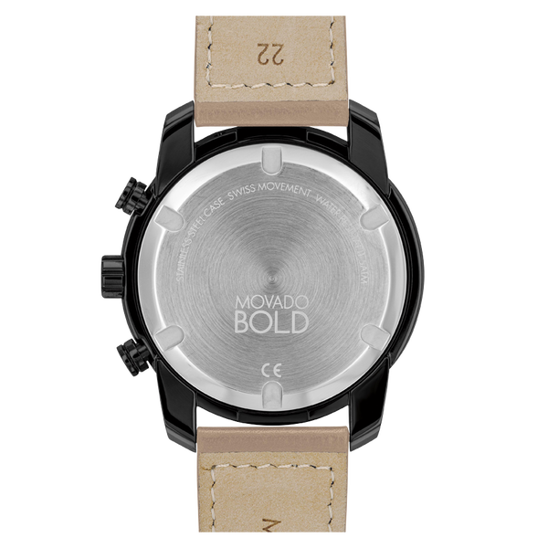 Movado Bold Verso Black Dial Men 44mm