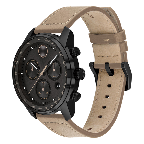 Movado Bold Verso Black Dial Men 44mm