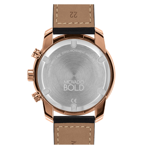 Movado Bold Verso Gunmetal Dial Men 44mm