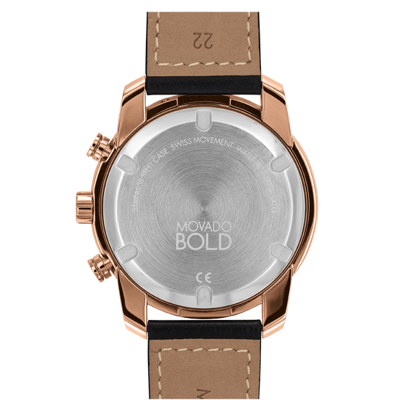 Movado Bold Verso Gunmetal Dial Men 44mm