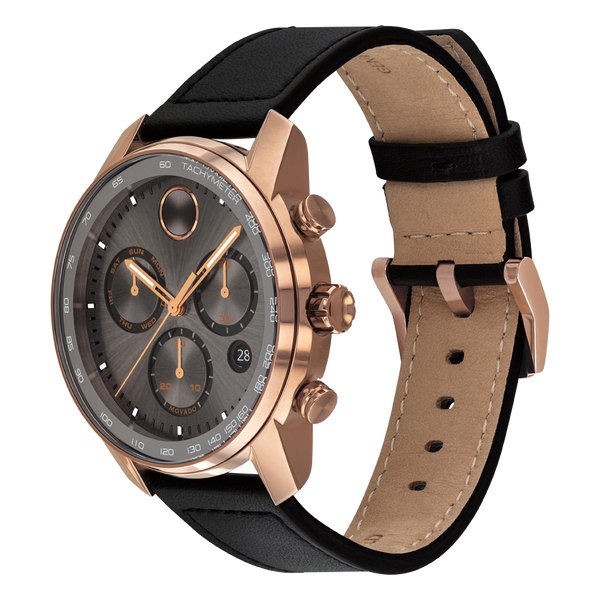 Movado Bold Verso Gunmetal Dial Men 44mm
