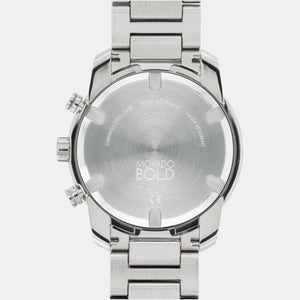 Bold Men Quartz Blue Dial Chronograph Stainless Steel Watch 3600740