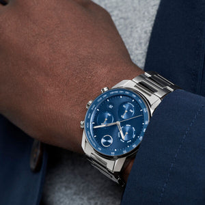 Movado Bold Verso Blue Dial Men 44mm