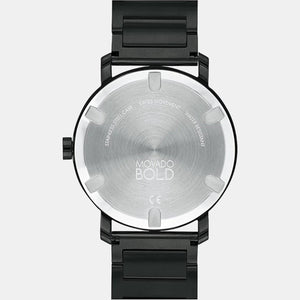Bold Evolution Men Quartz Black Dial Analog Stainless Steel Watch 3600752