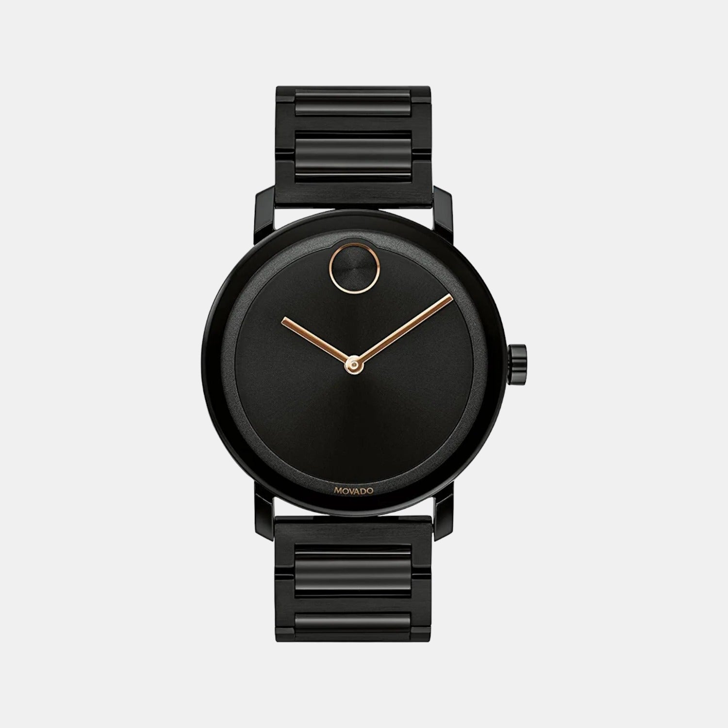 Bold Evolution Men Quartz Black Dial Analog Stainless Steel Watch 3600752