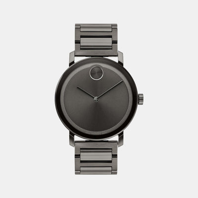 Bold Evolution Men Quartz Grey Dial Analog Stainless Steel Watch 3600796