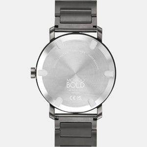 Bold Evolution Men Quartz Grey Dial Analog Stainless Steel Watch 3600796