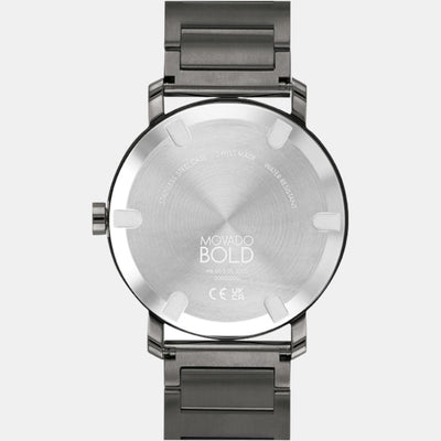 Bold Evolution Men Quartz Grey Dial Analog Stainless Steel Watch 3600796