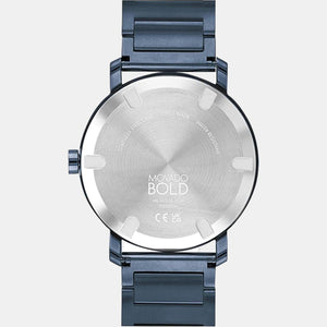 Bold Evolution Men Quartz Blue Dial Analog Stainless Steel Watch 3600797
