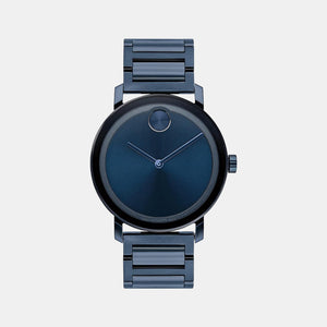 Bold Evolution Men Quartz Blue Dial Analog Stainless Steel Watch 3600797