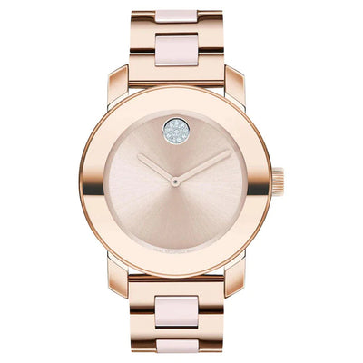 Movado Bold Iconic Metals Rose Gold Dial Women 36.3mm