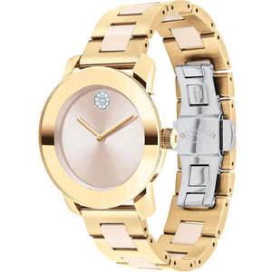 Movado Bold Iconic Metals Beige Dial Women 36mm