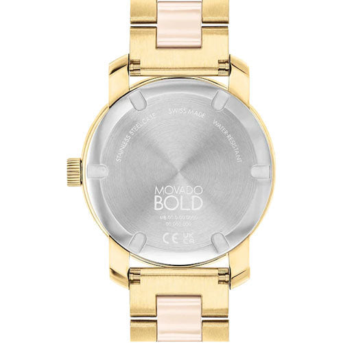 Movado Bold Iconic Metals Beige Dial Women 36mm