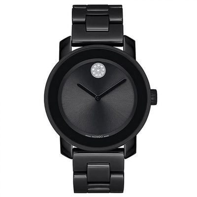 Movado Bold Iconic Metals Black Dial Women 36.3mm