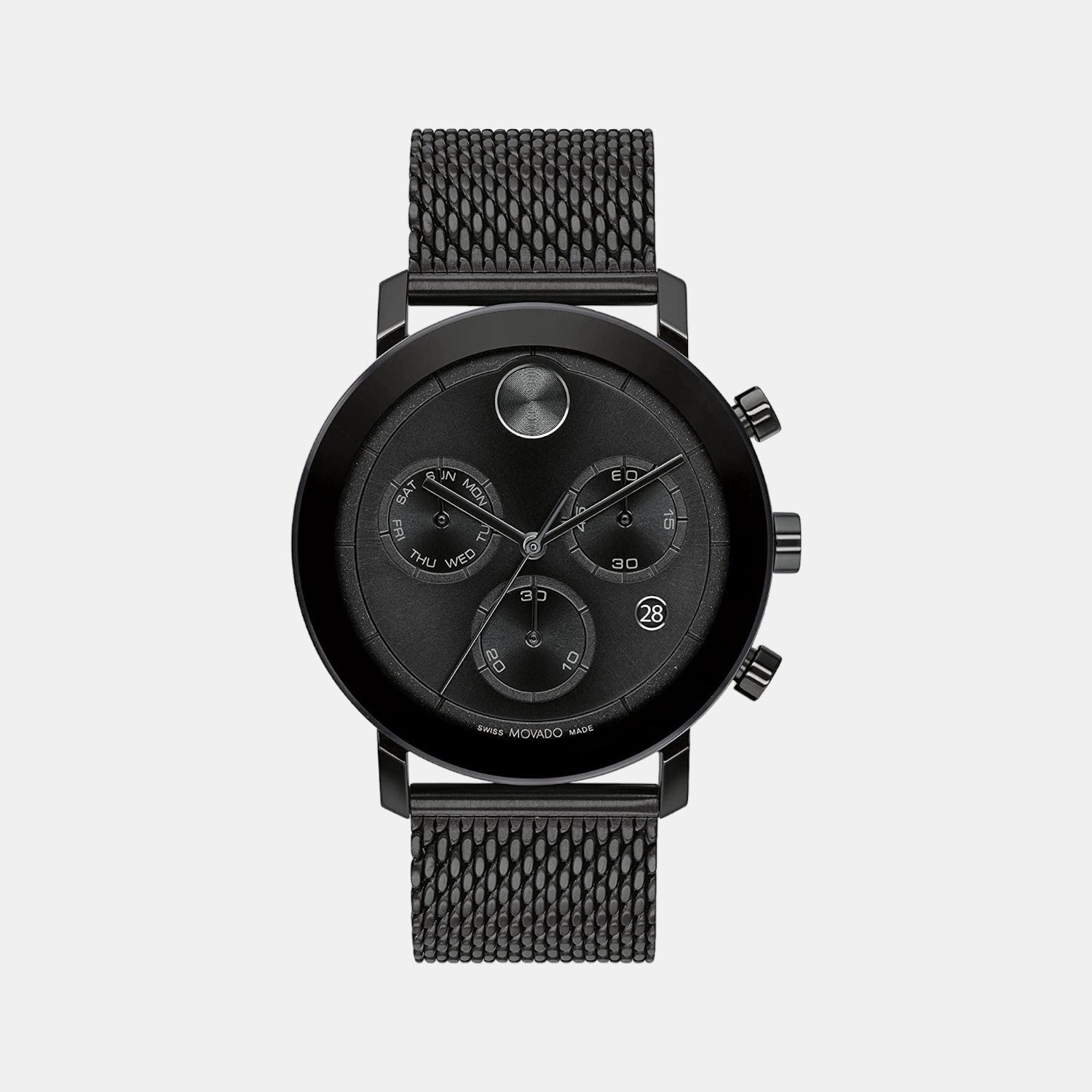 Bold Evolution Men Quartz Black Dial Chronograph Stainless Steel Watch 3600810