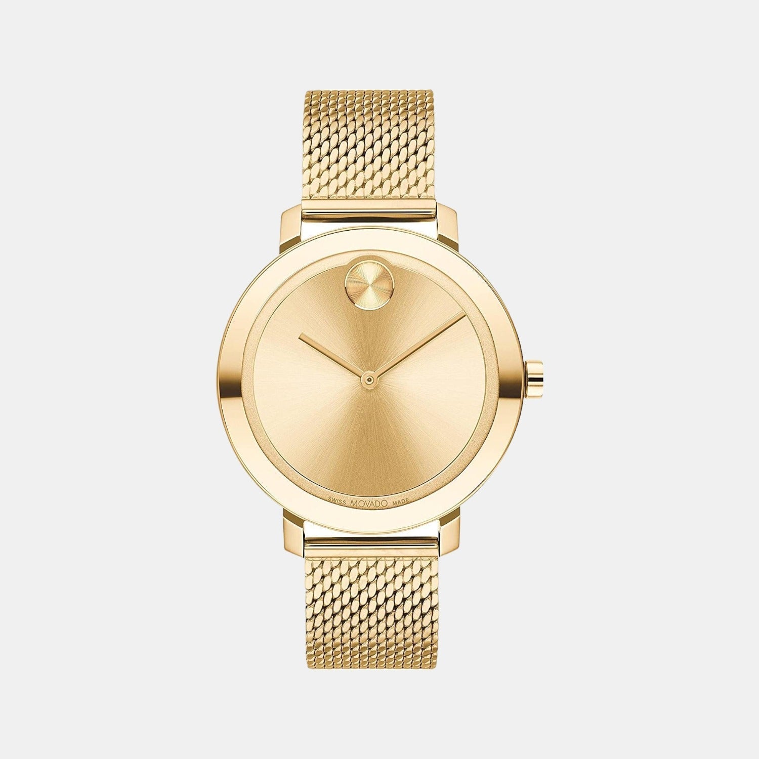 Bold Evolution Women Quartz Gold Dial Analog Stainless Steel Watch 3600814