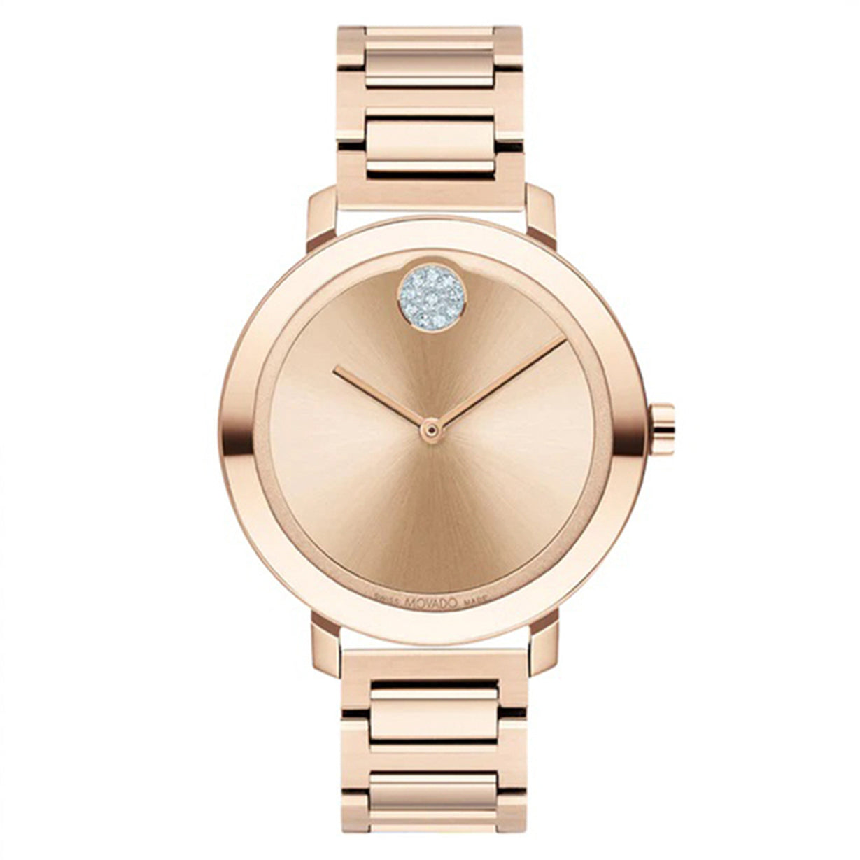 Movado Bold Evolution Rose Gold Dial Women 34mm