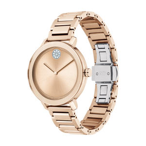 Movado Bold Evolution Rose Gold Dial Women 34mm
