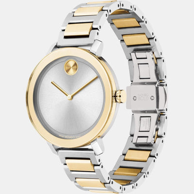 Bold Evolution Men Quartz Grey Dial Analog Stainless Steel Watch 3600825