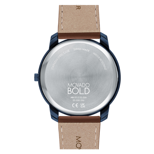 Movado Bold Thin Blue Dial Men 42mm