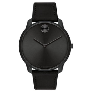 Movado Bold Thin Black Dial Men 42mm