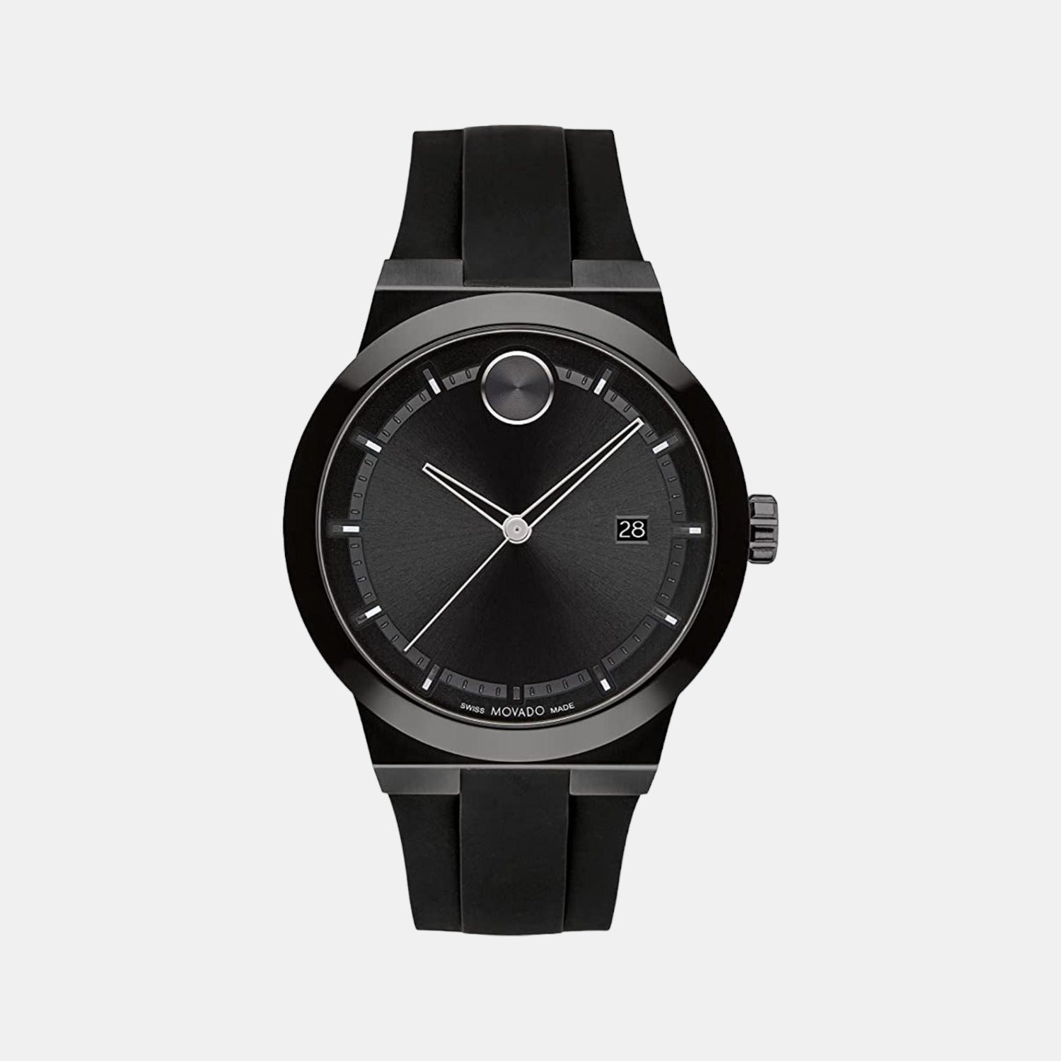 Bold Fusion Men Quartz Black Dial Analog Stainless Steel Watch 3600849