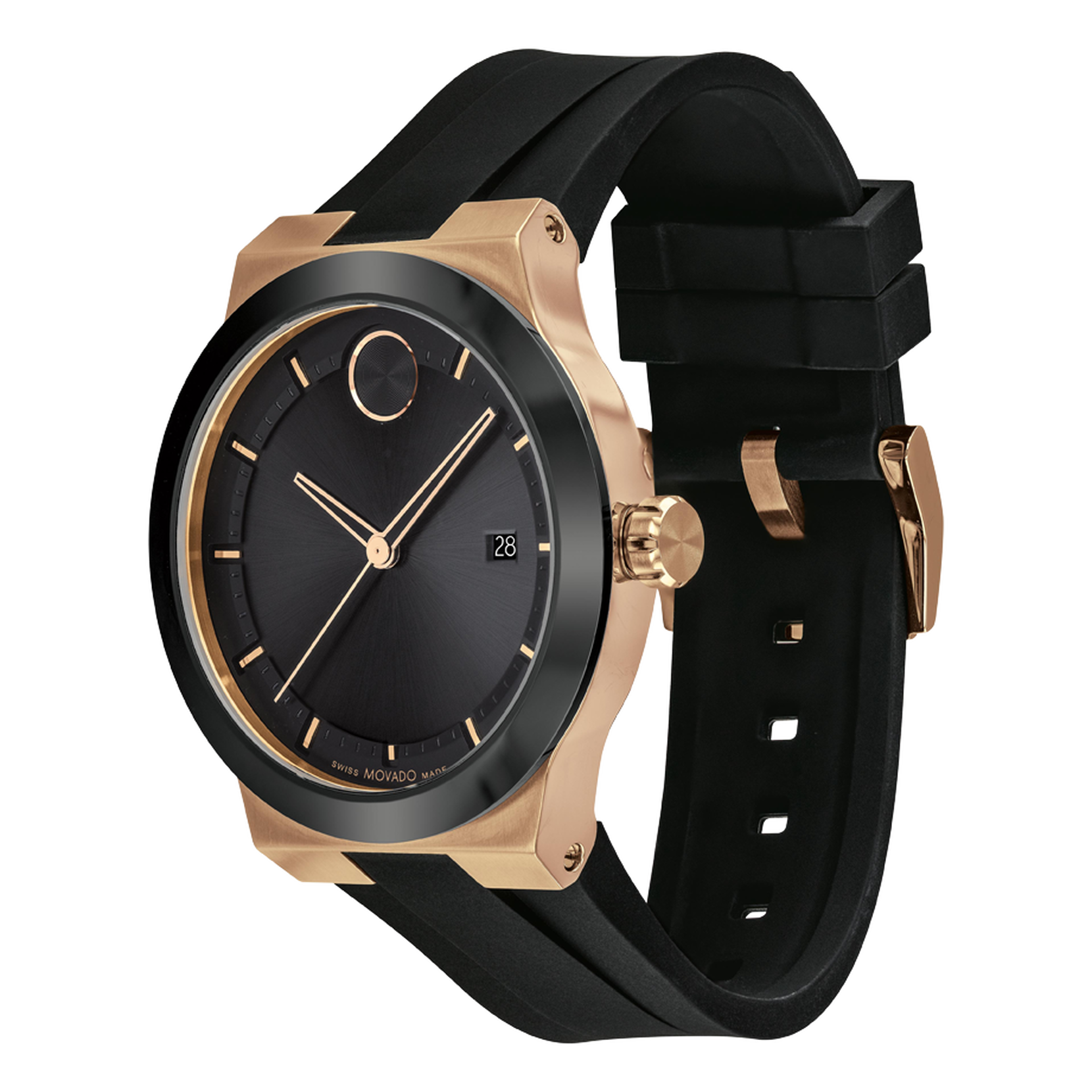 Movado Bold Fusion Black Dial Men 42.3mm