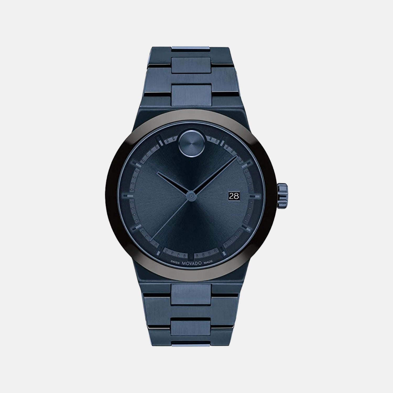 Bold Fusion Men Quartz Blue Dial Analog Stainless Steel Watch 3600852