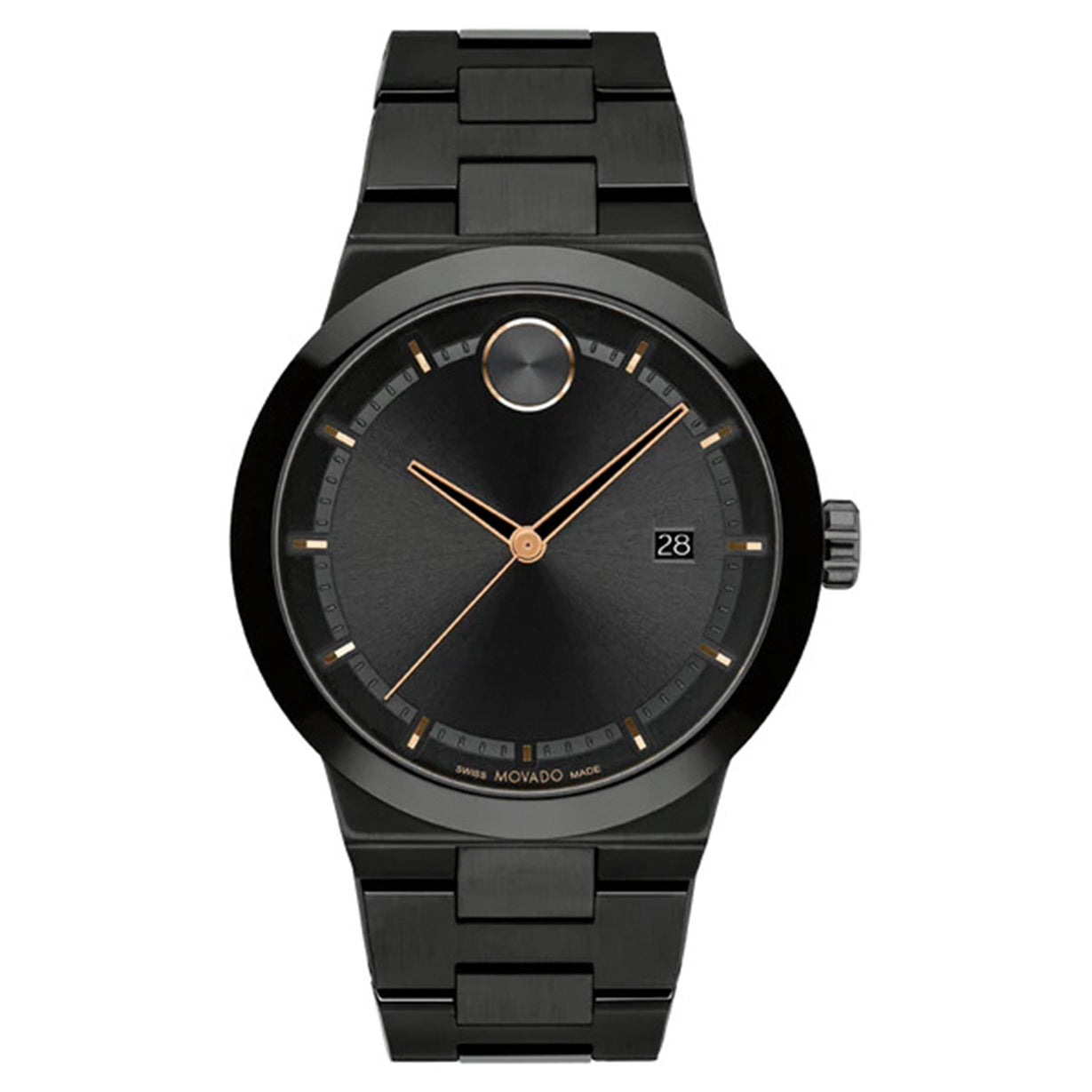 Movado Bold Fusion Black Dial Men 42.3mm
