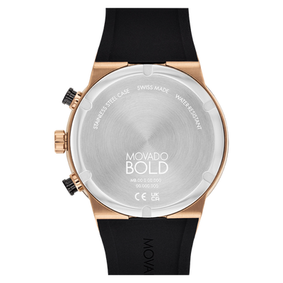 Movado Bold Fusion Rose Gold Dial Men 44.5mm