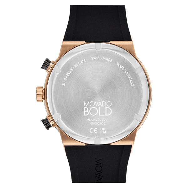 Movado Bold Fusion Rose Gold Dial Men 44.5mm