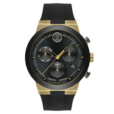 Movado Bold Fusion Black Dial Men 44.5mm