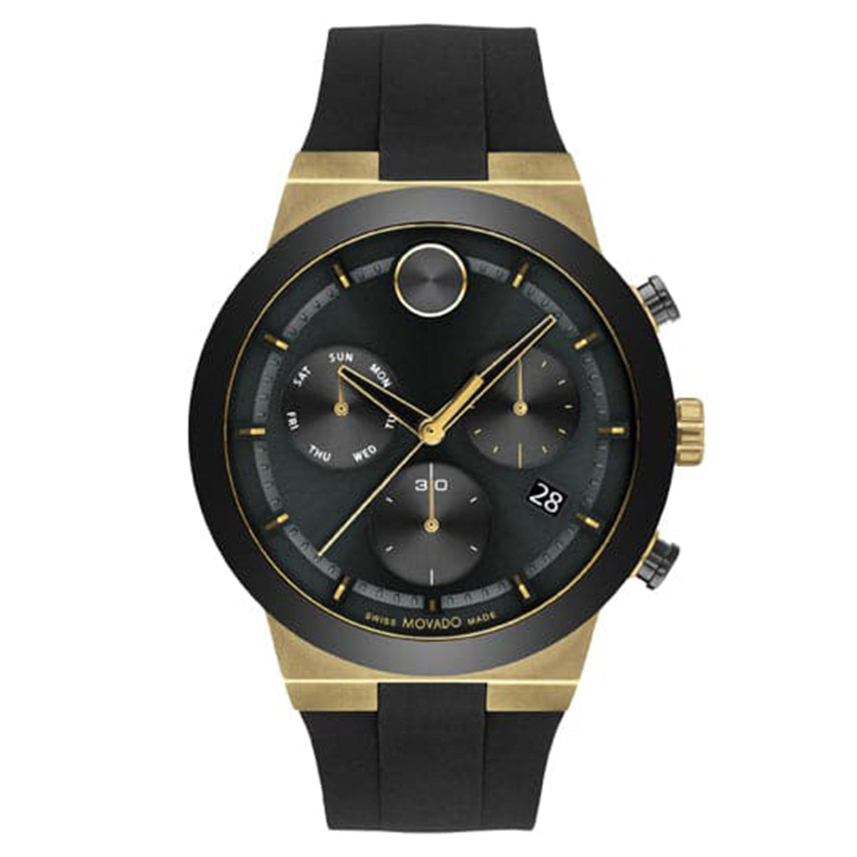 Movado Bold Fusion Black Dial Men 44.5mm