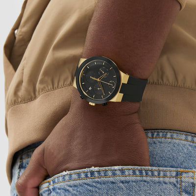 Movado Bold Fusion Black Dial Men 44.5mm