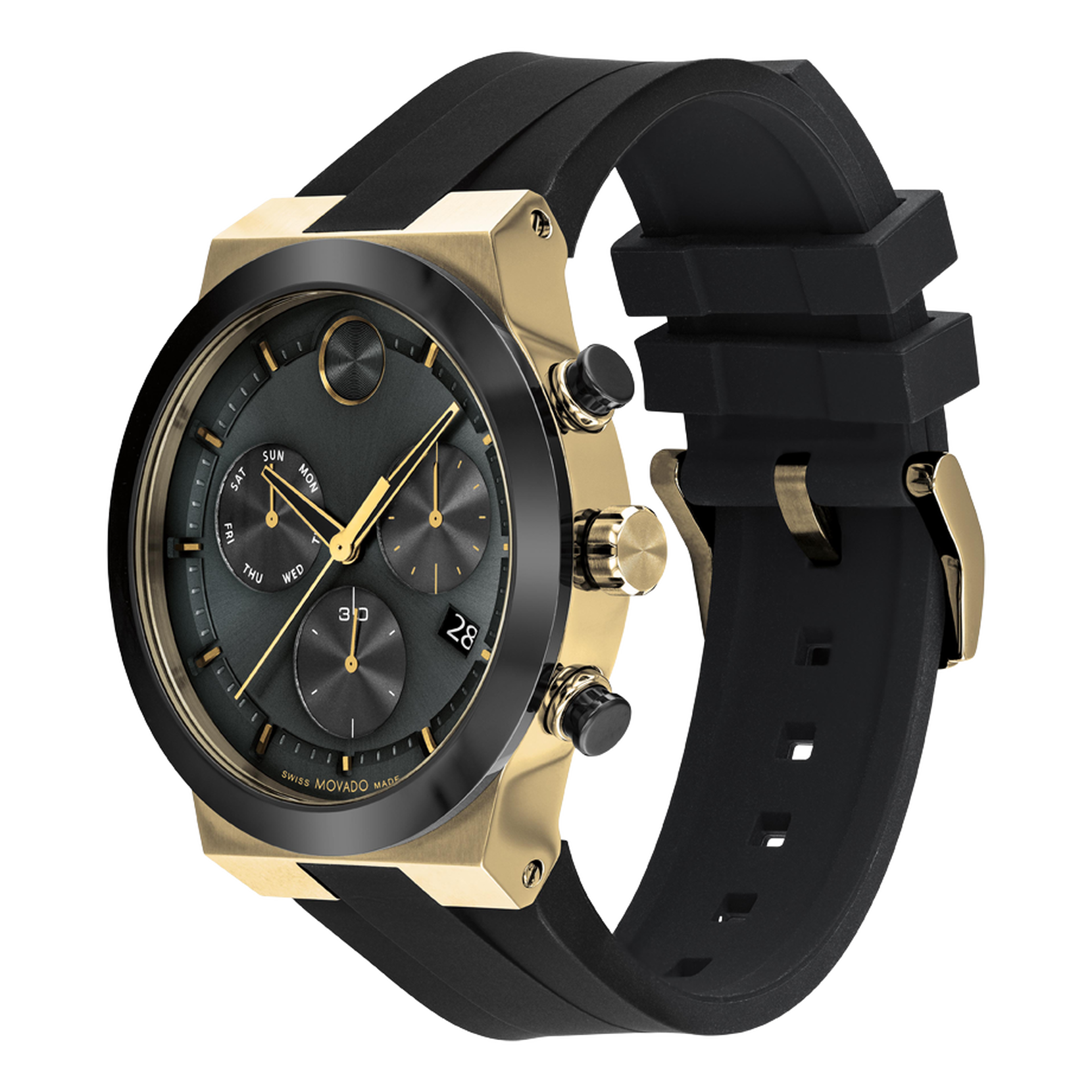 Movado Bold Fusion Black Dial Men 44.5mm