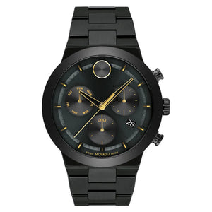 Movado Bold Fusion Black Dial Men 44.5mm