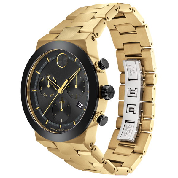 Movado Bold Fusion Black Dial Men 44.5mm