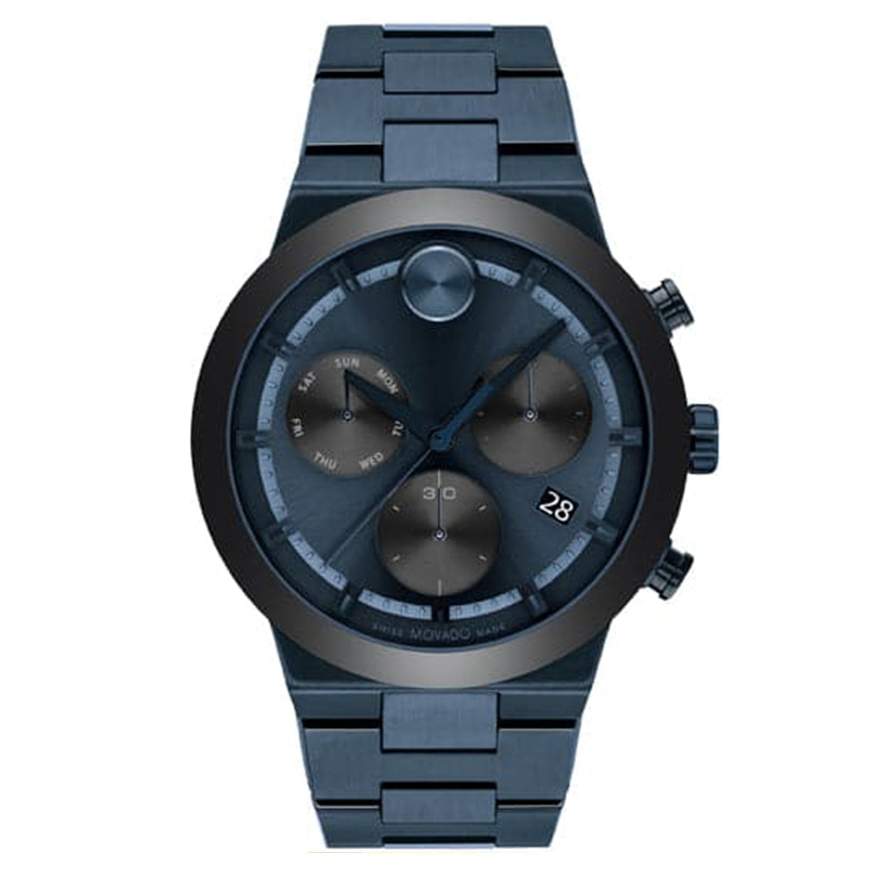 Movado Bold Fusion Blue Dial Men 44.5mm