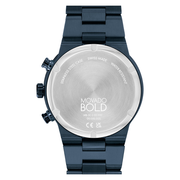 Movado Bold Fusion Blue Dial Men 44.5mm