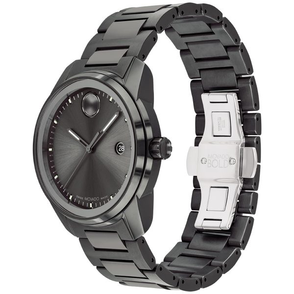 Movado Bold Verso Gunmetal Dial Men 42mm