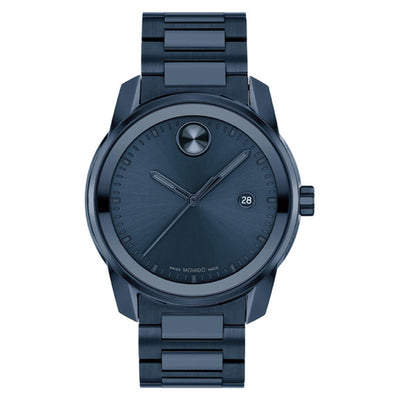 Movado Bold Verso Blue Dial Men 42mm